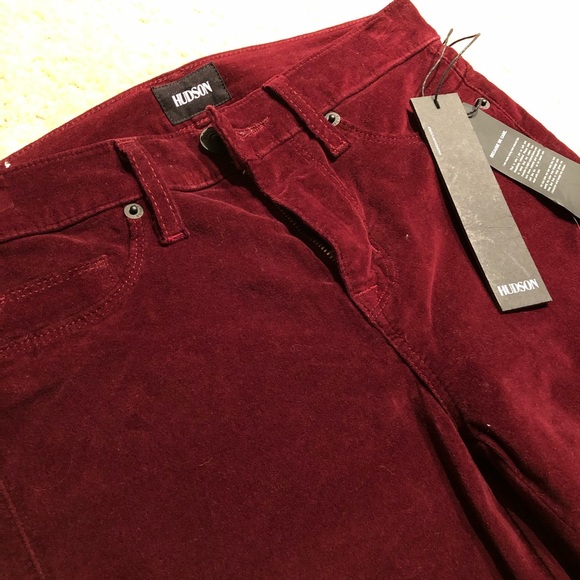 HUDSON Nico Velvet Midrise Skinny Jeans Sz 25 - Picture 5 of 6